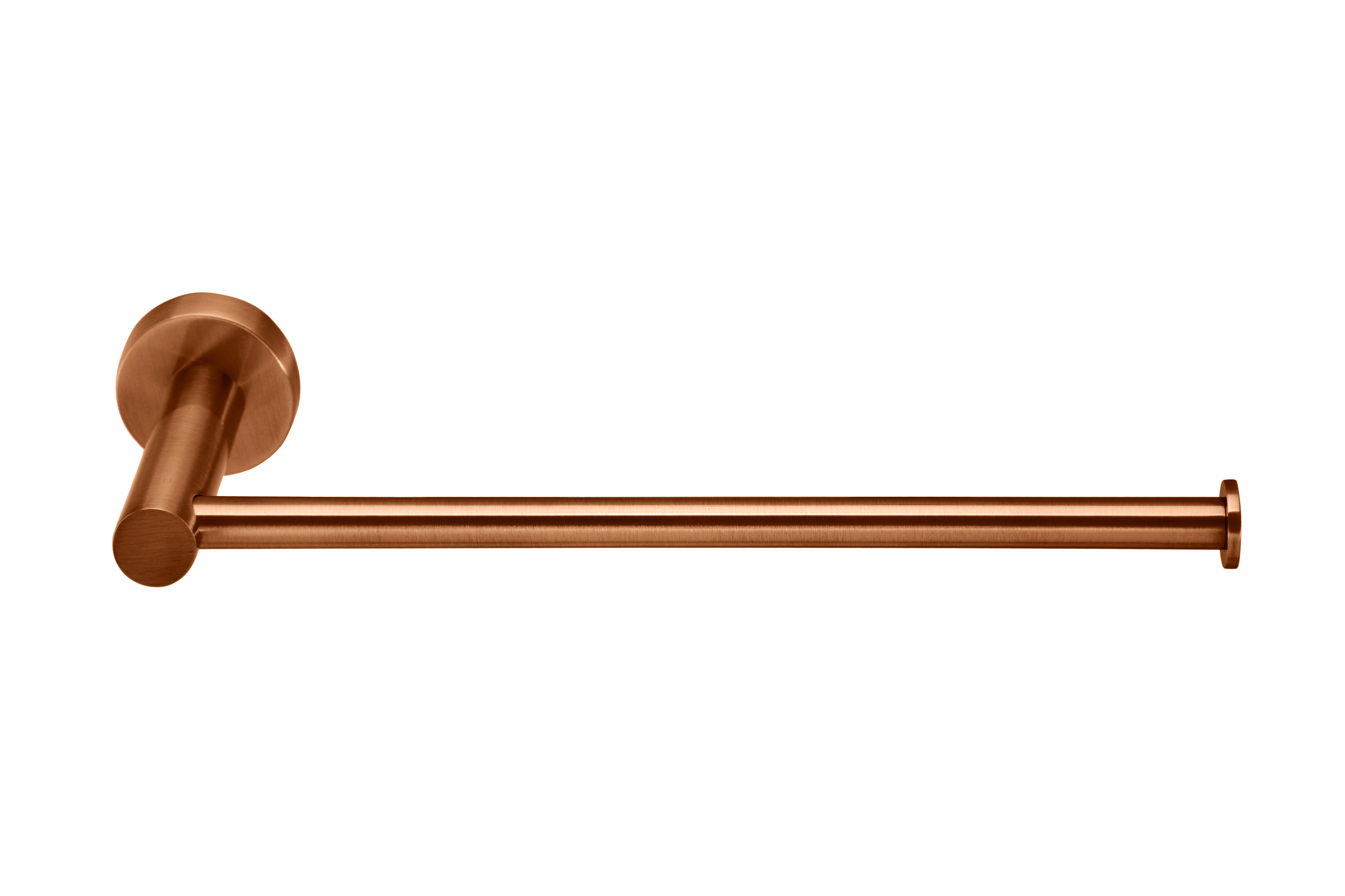 Round Guest Towel Rail, Lustre Bronze
