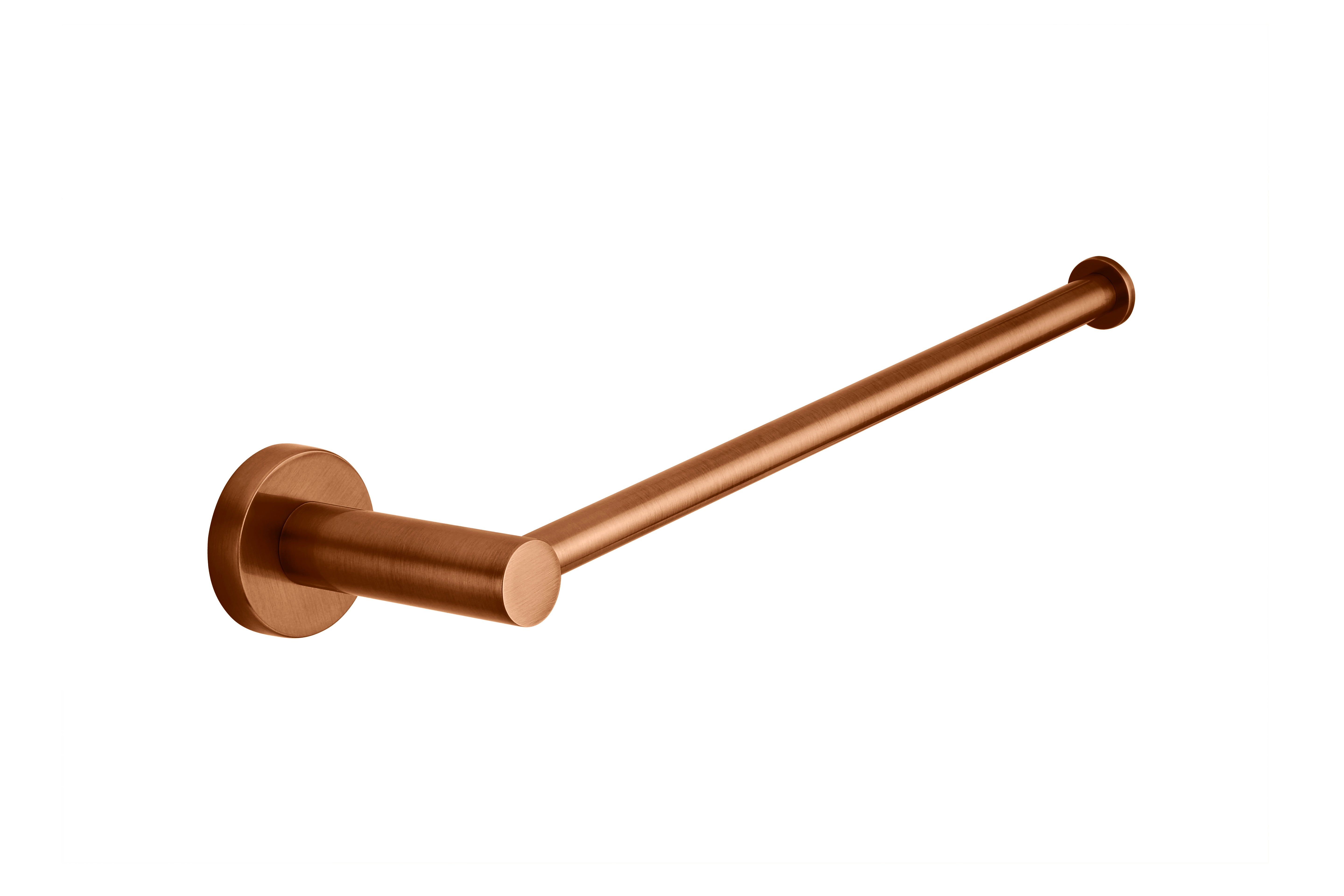 Round Guest Towel Rail, Lustre Bronze