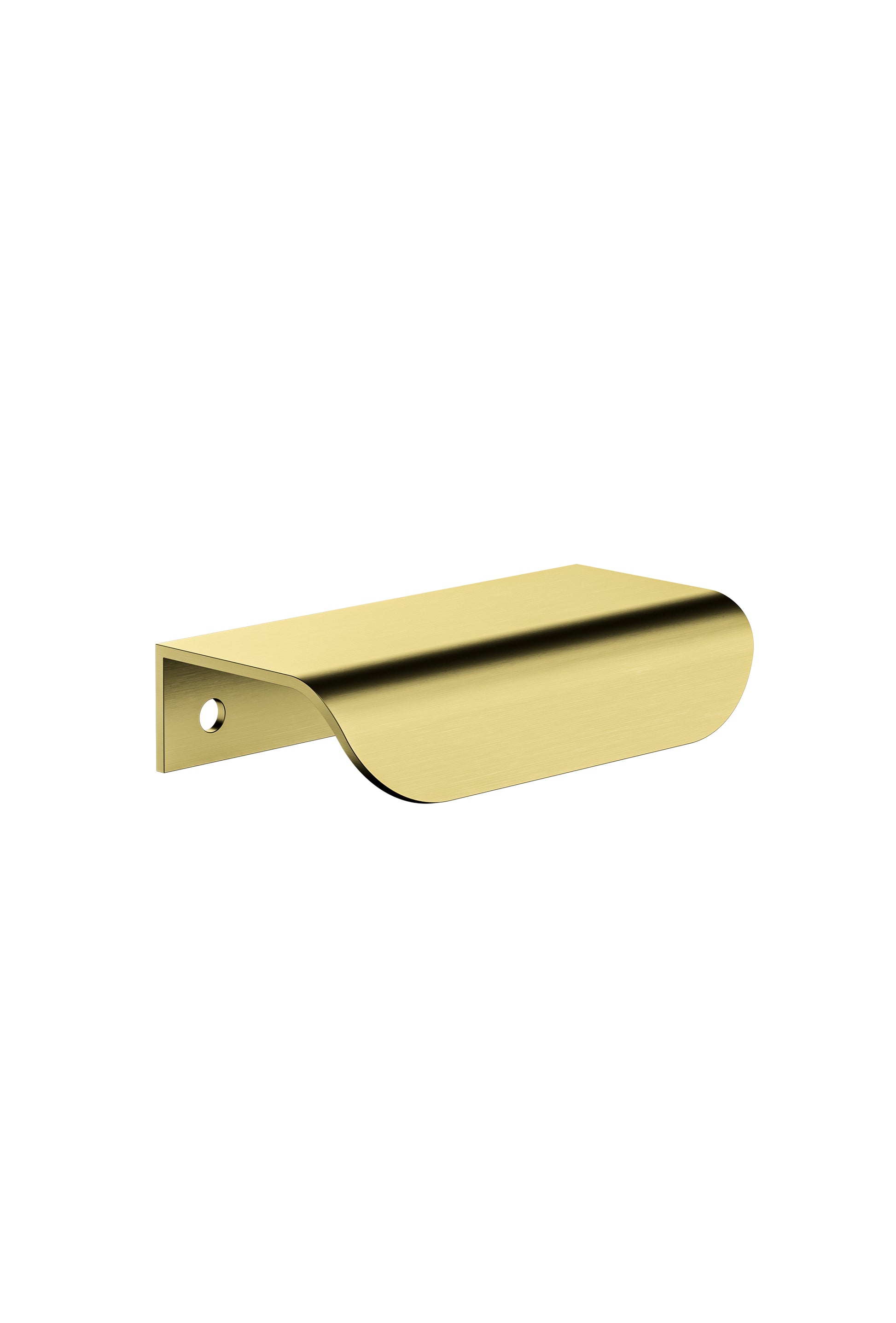 Oppen Edge-Pull 75mm Cabinet Handle, Tiger Bronze