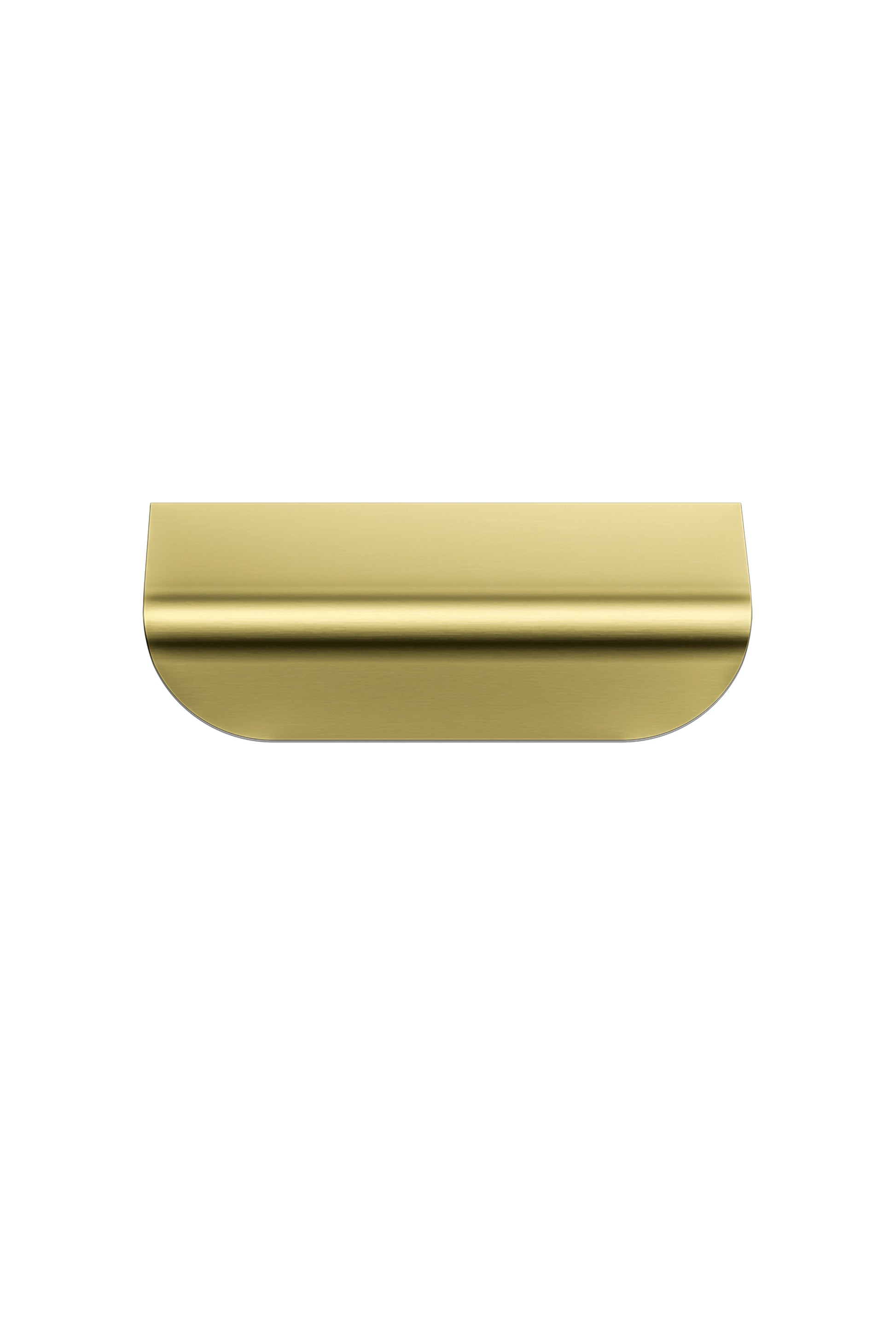 Oppen Edge-Pull 75mm Cabinet Handle, Tiger Bronze