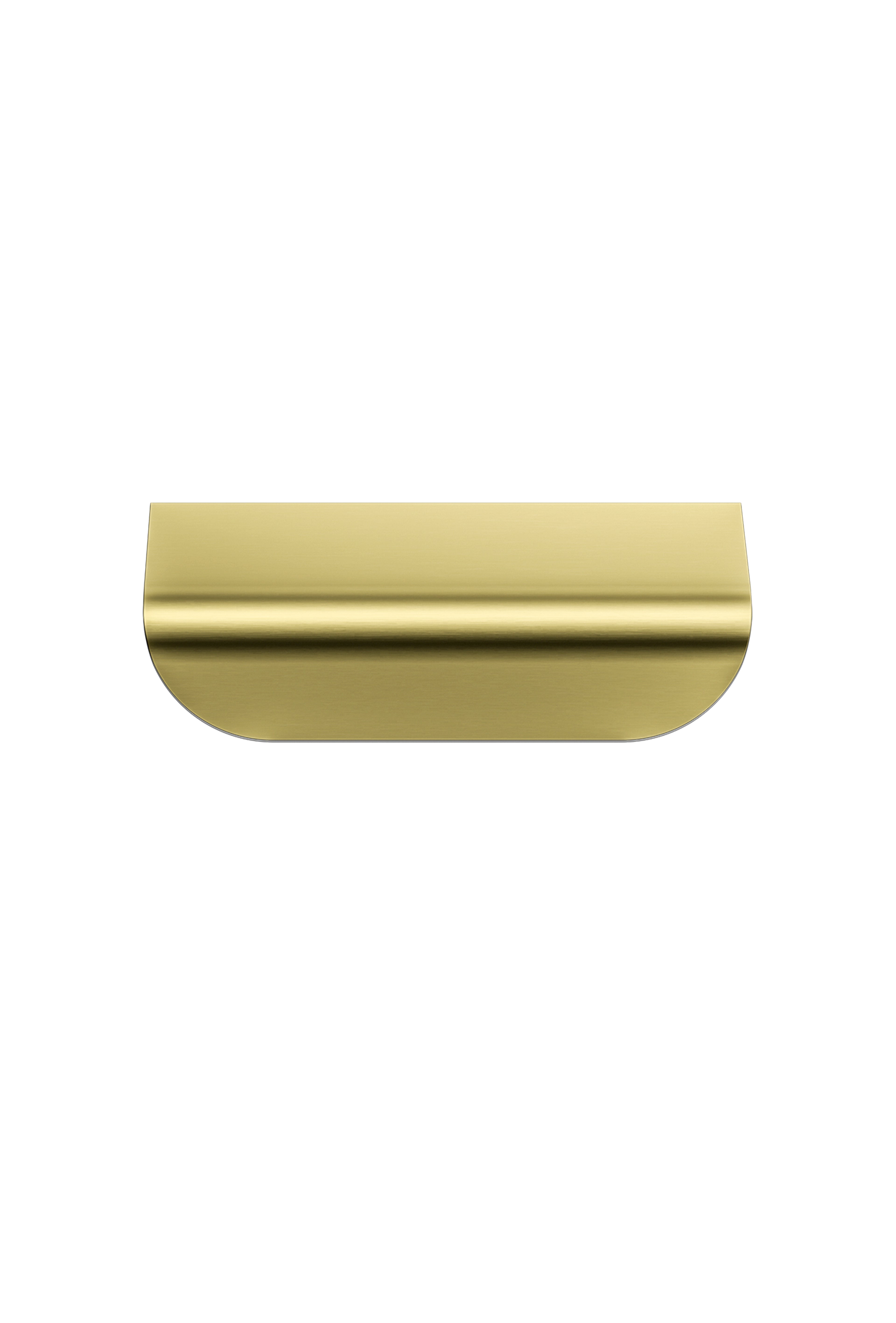 Oppen Edge-Pull 75mm Cabinet Handle, Tiger Bronze