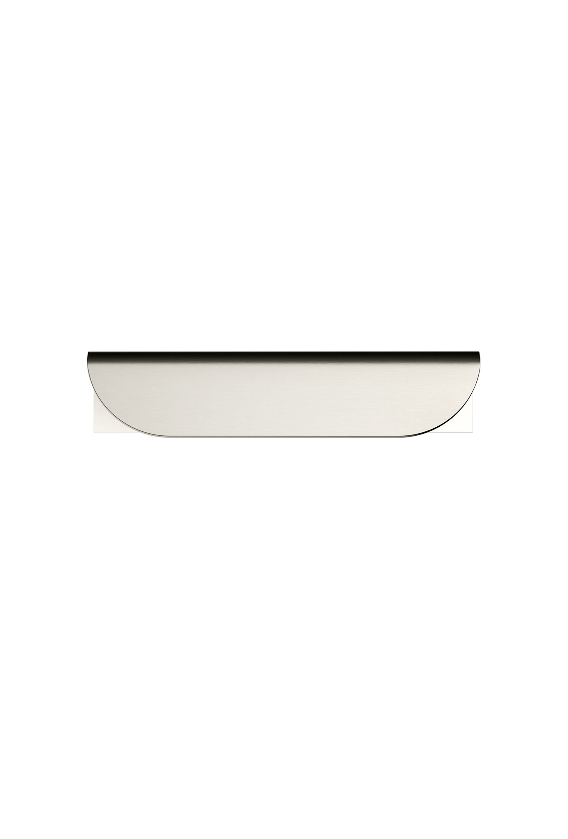 Oppen Edge-Pull 75mm Cabinet Handle, Brushed Nickel