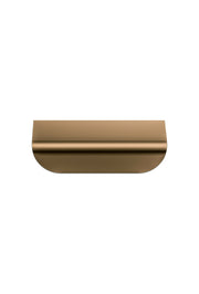 Oppen Edge-Pull 75mm Cabinet Handle, Lustre Bronze