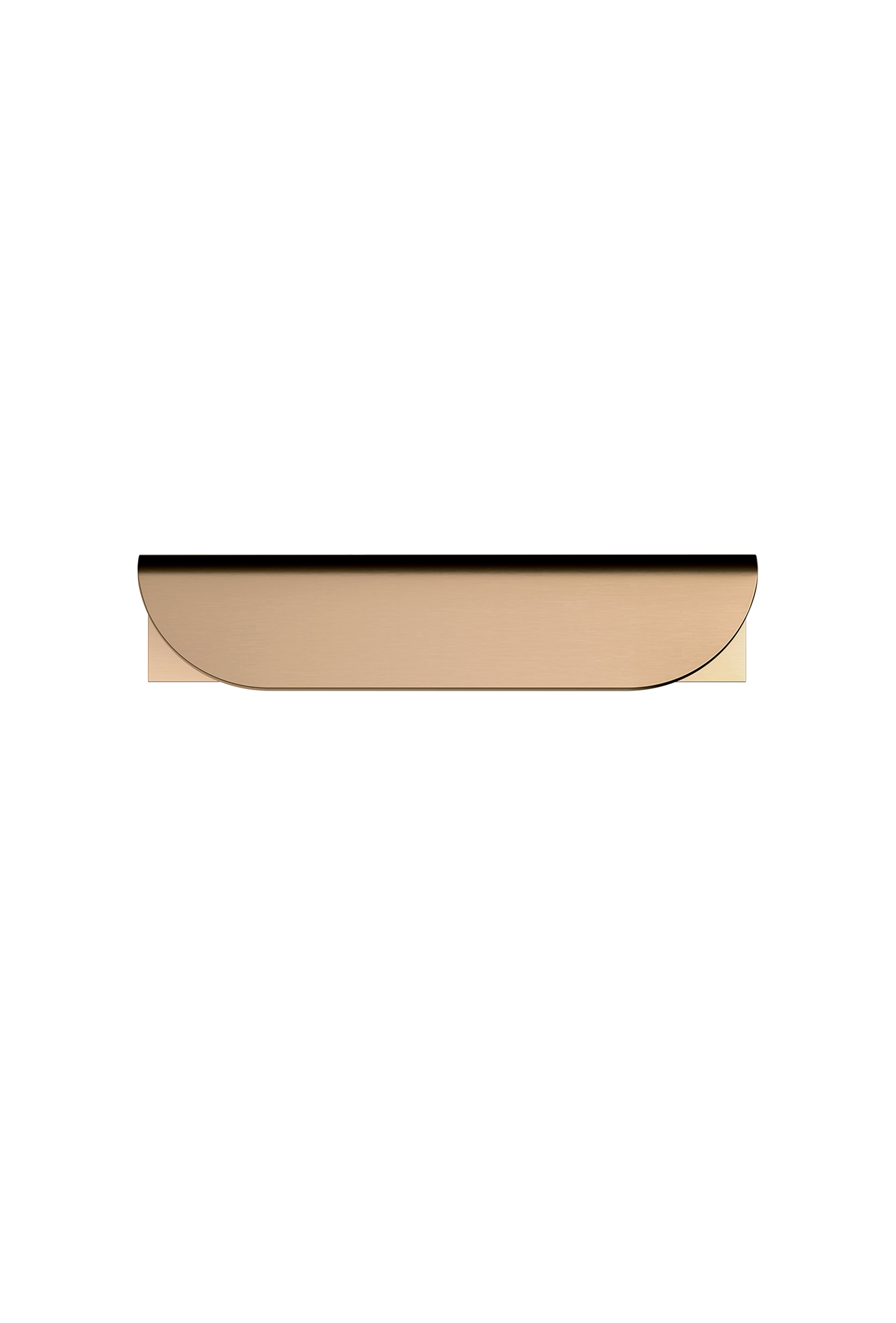 Oppen Edge-Pull 75mm Cabinet Handle, Lustre Bronze