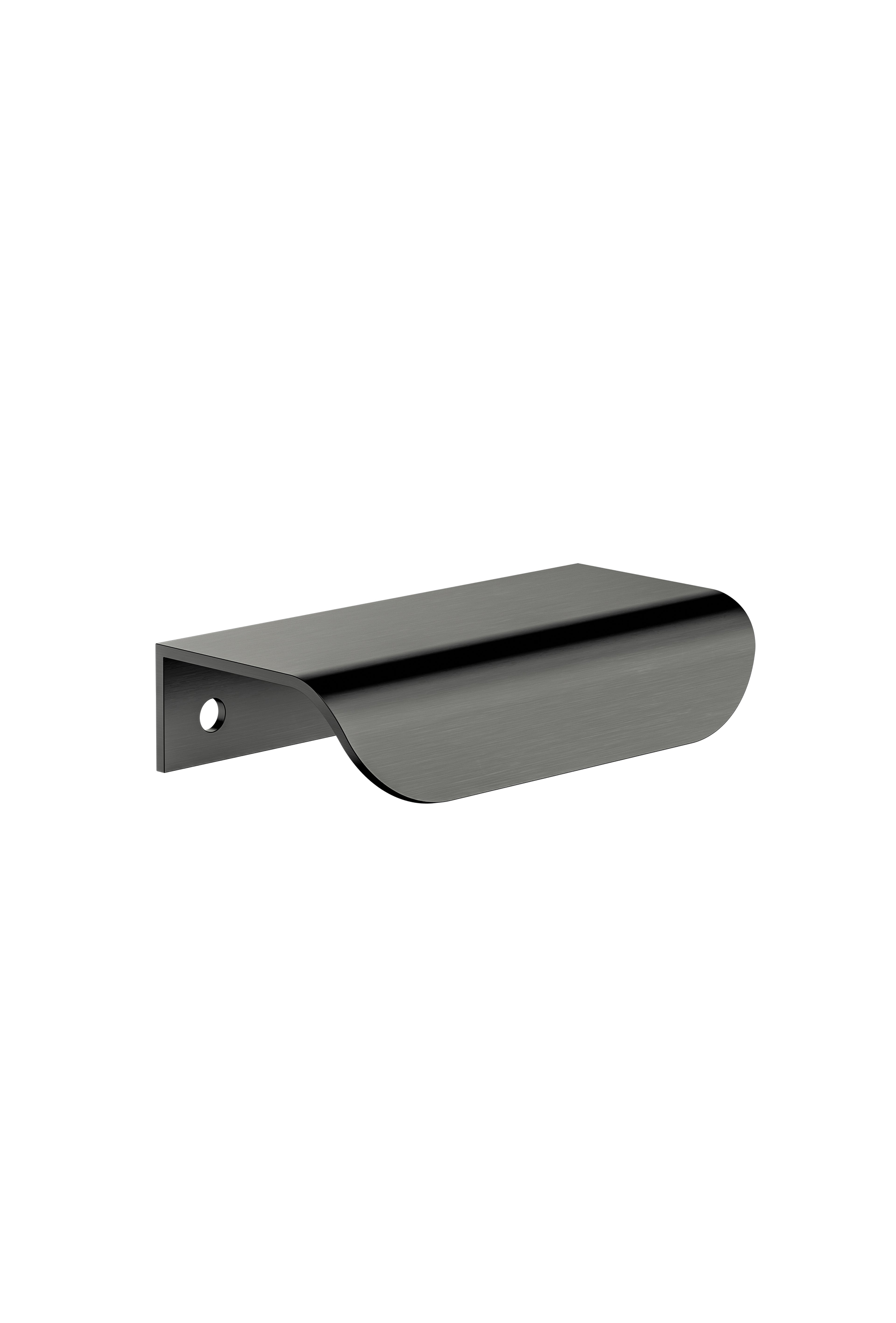 Oppen Edge-Pull 75mm Cabinet Handle, Shadow