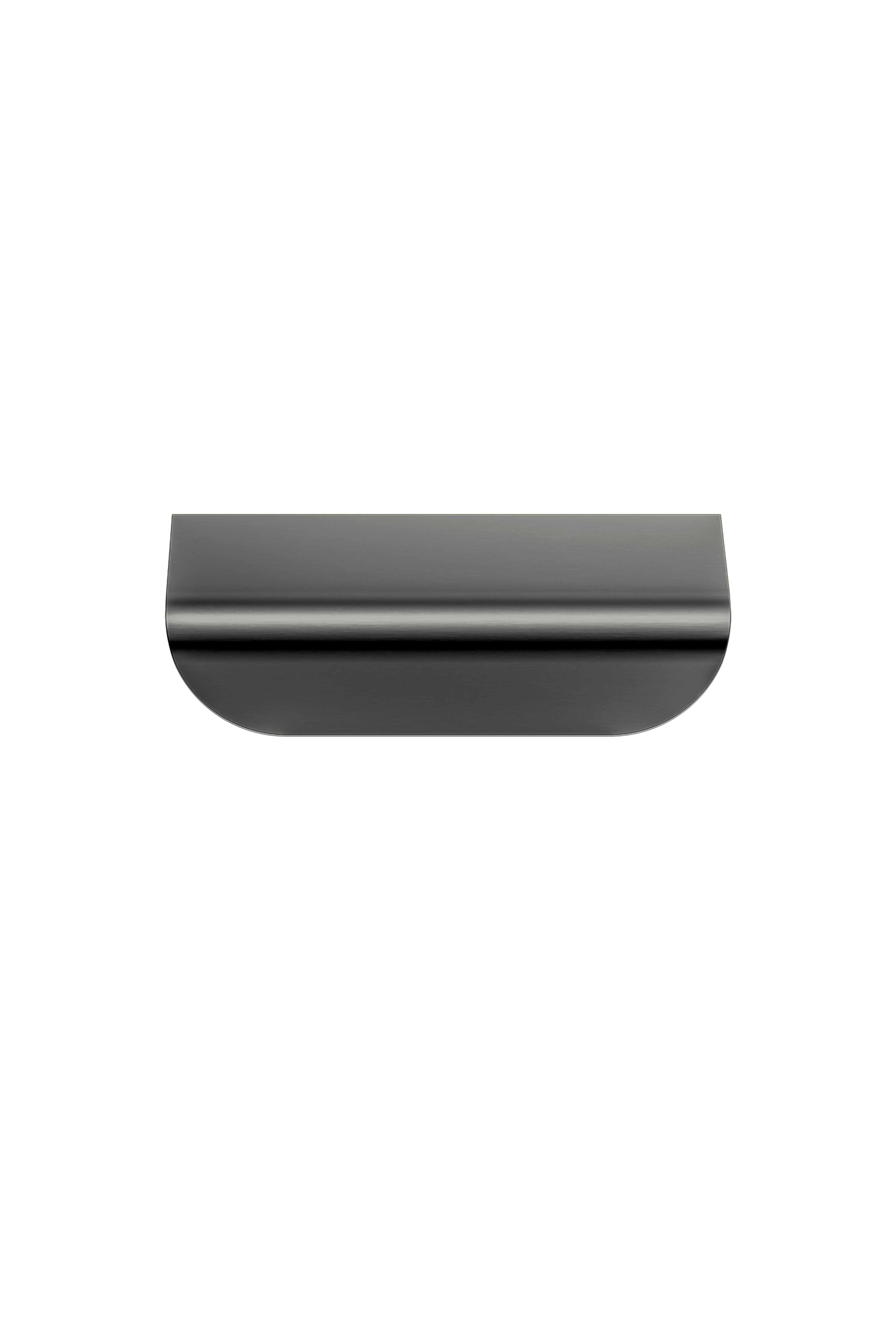 Oppen Edge-Pull 75mm Cabinet Handle, Shadow
