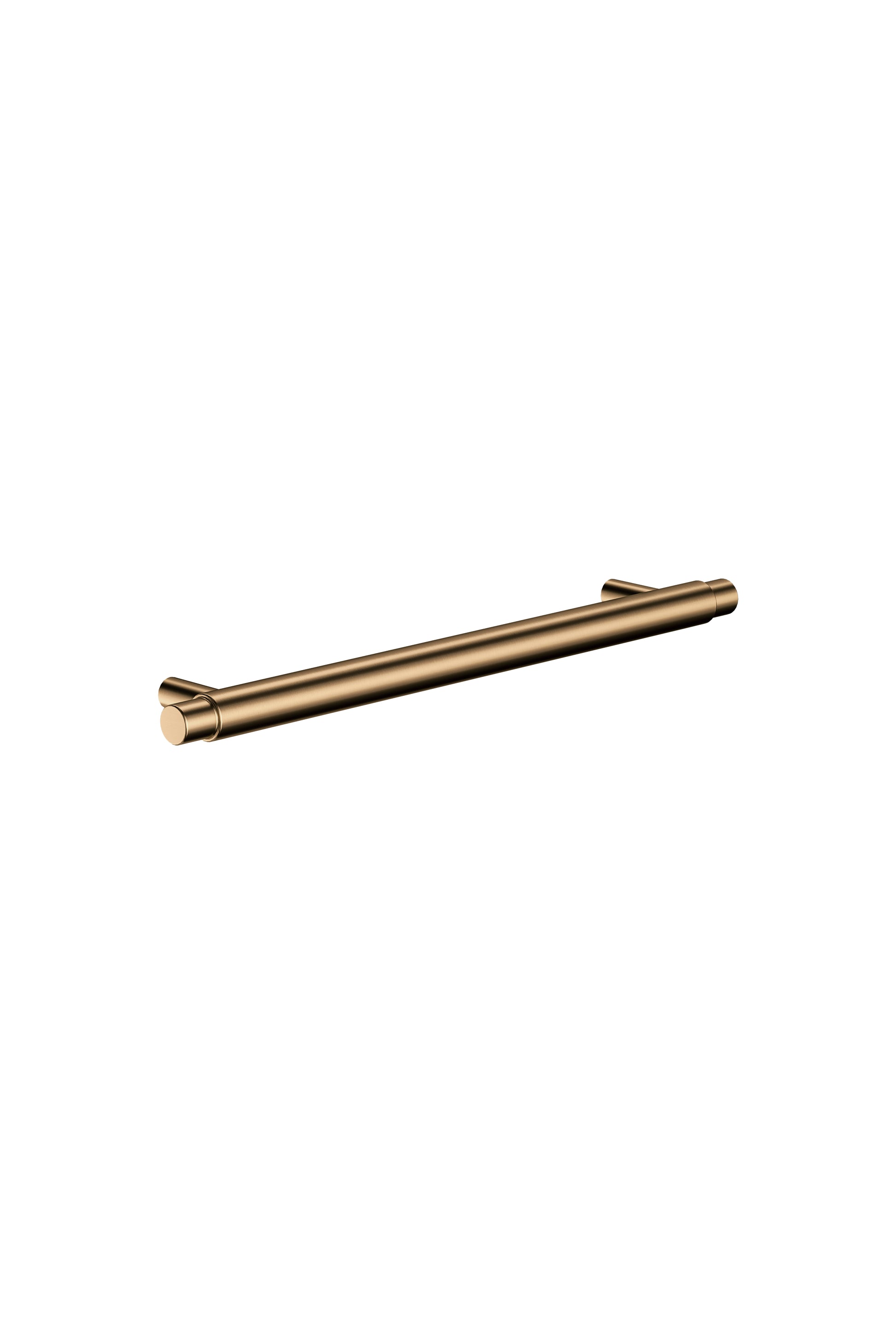 Oppen Round Pull 200mm Cabinet Handle (Brushed), Lustre Bronze