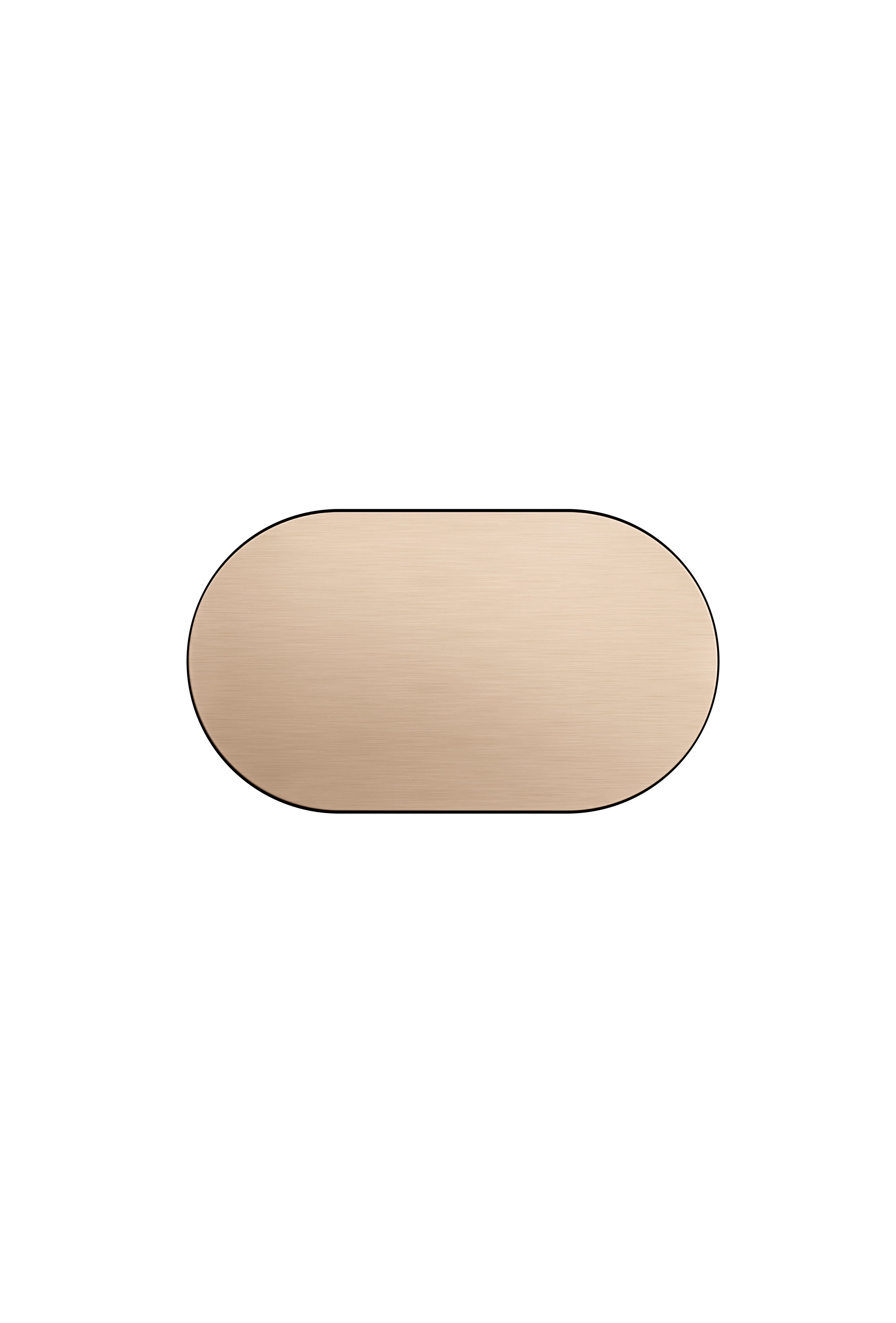 Oppen T-Pull Cabinet Handle, Champagne