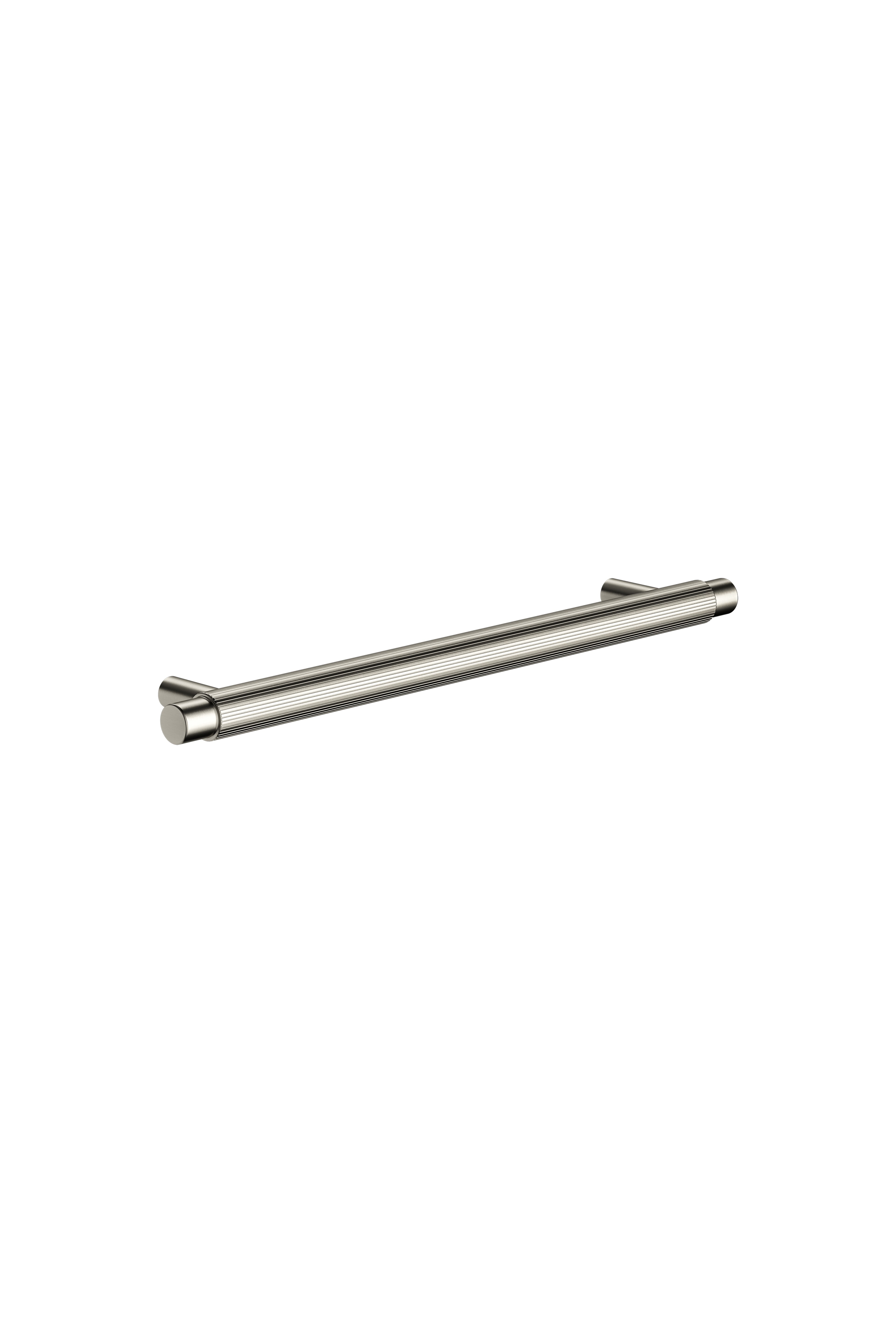 Oppen Round Pull 200mm Cabinet Handle (Linear), Brushed Nickel
