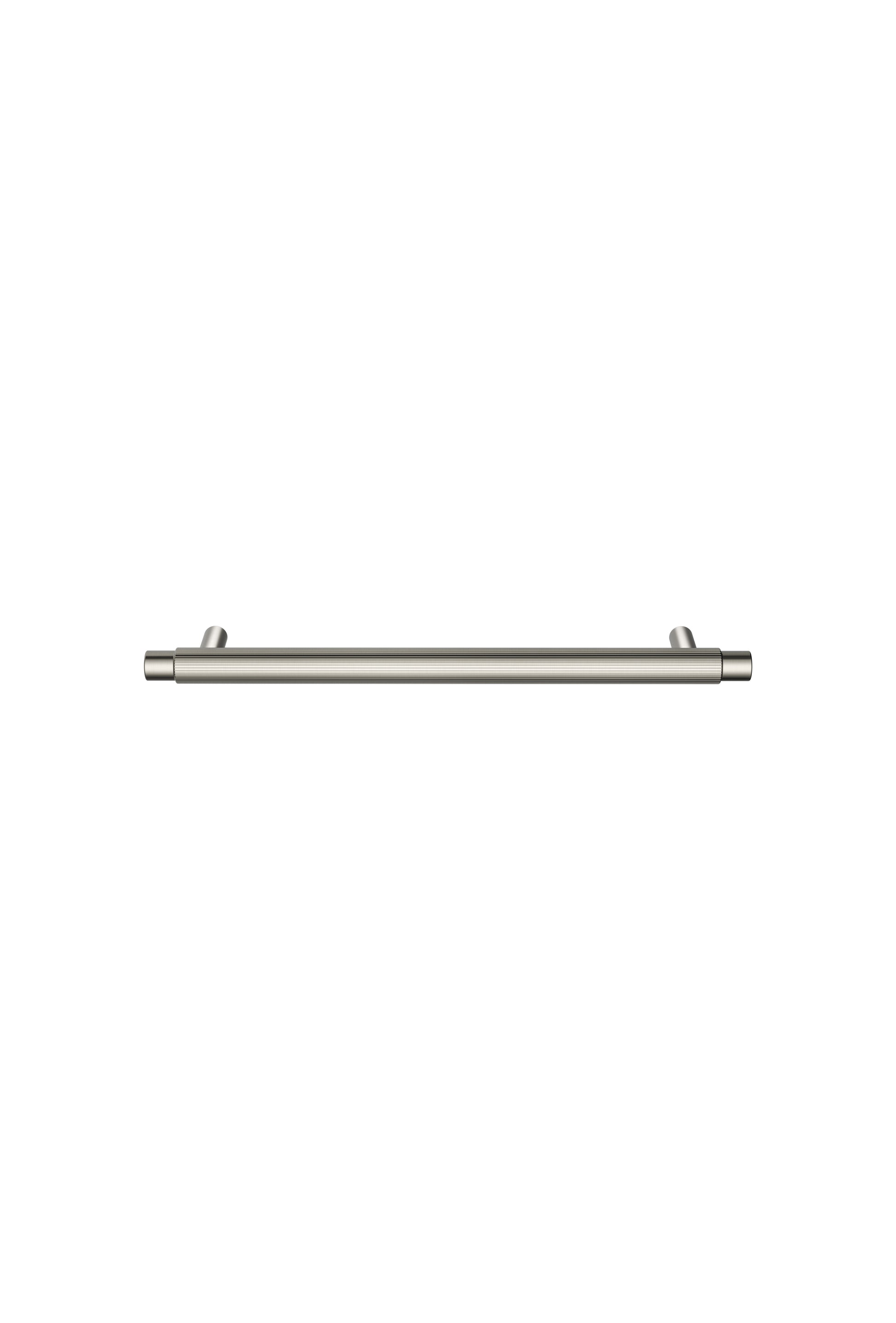 Oppen Round Pull 200mm Cabinet Handle (Linear), Brushed Nickel
