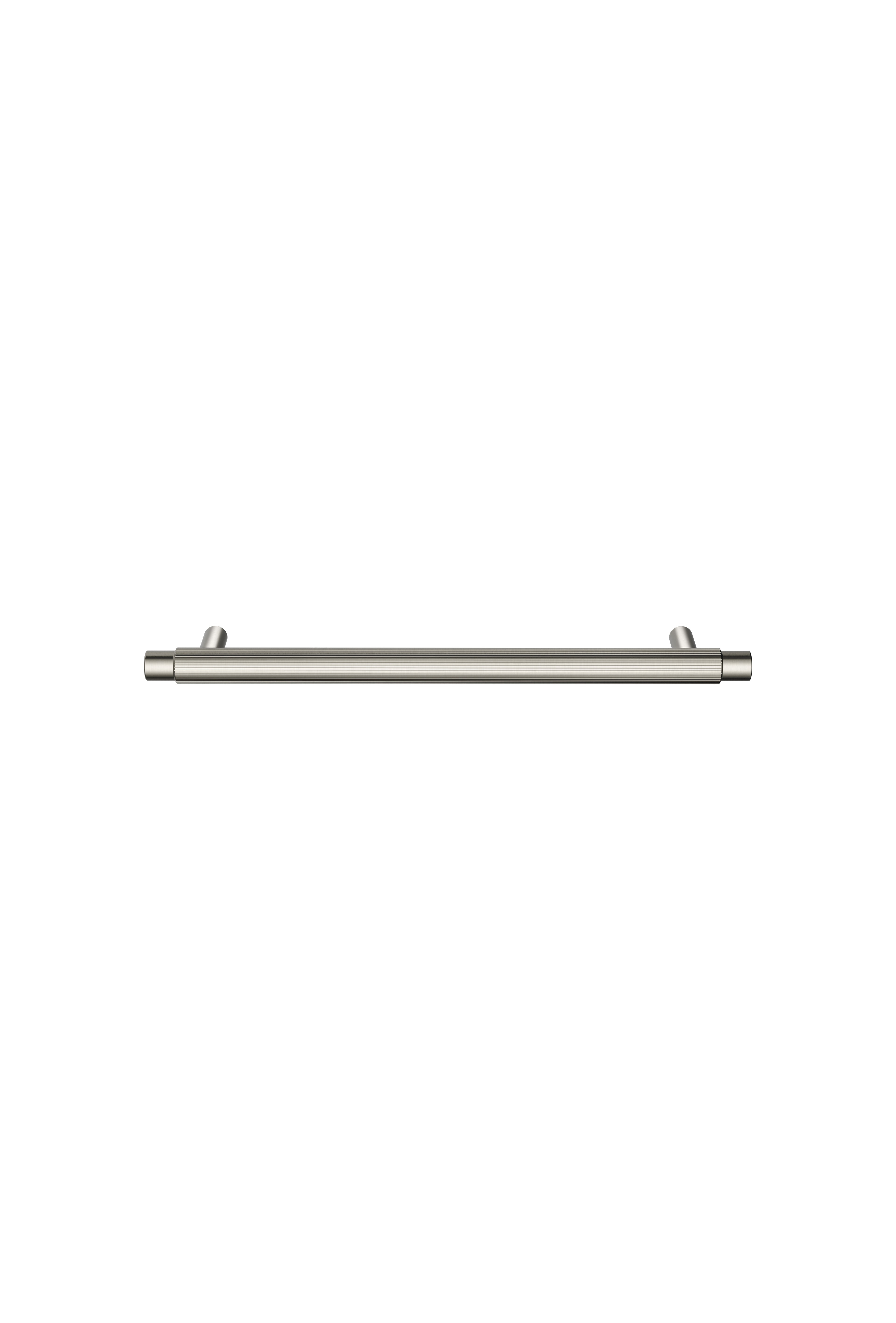 Oppen Round Pull 200mm Cabinet Handle (Linear), Brushed Nickel