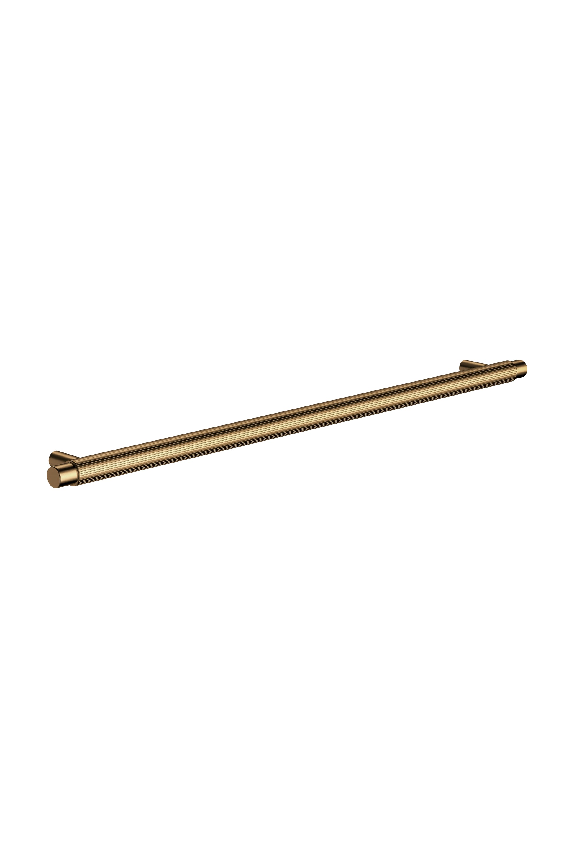 Oppen Round Pull 328mm Cabinet Handle (Linear), Lustre Bronze