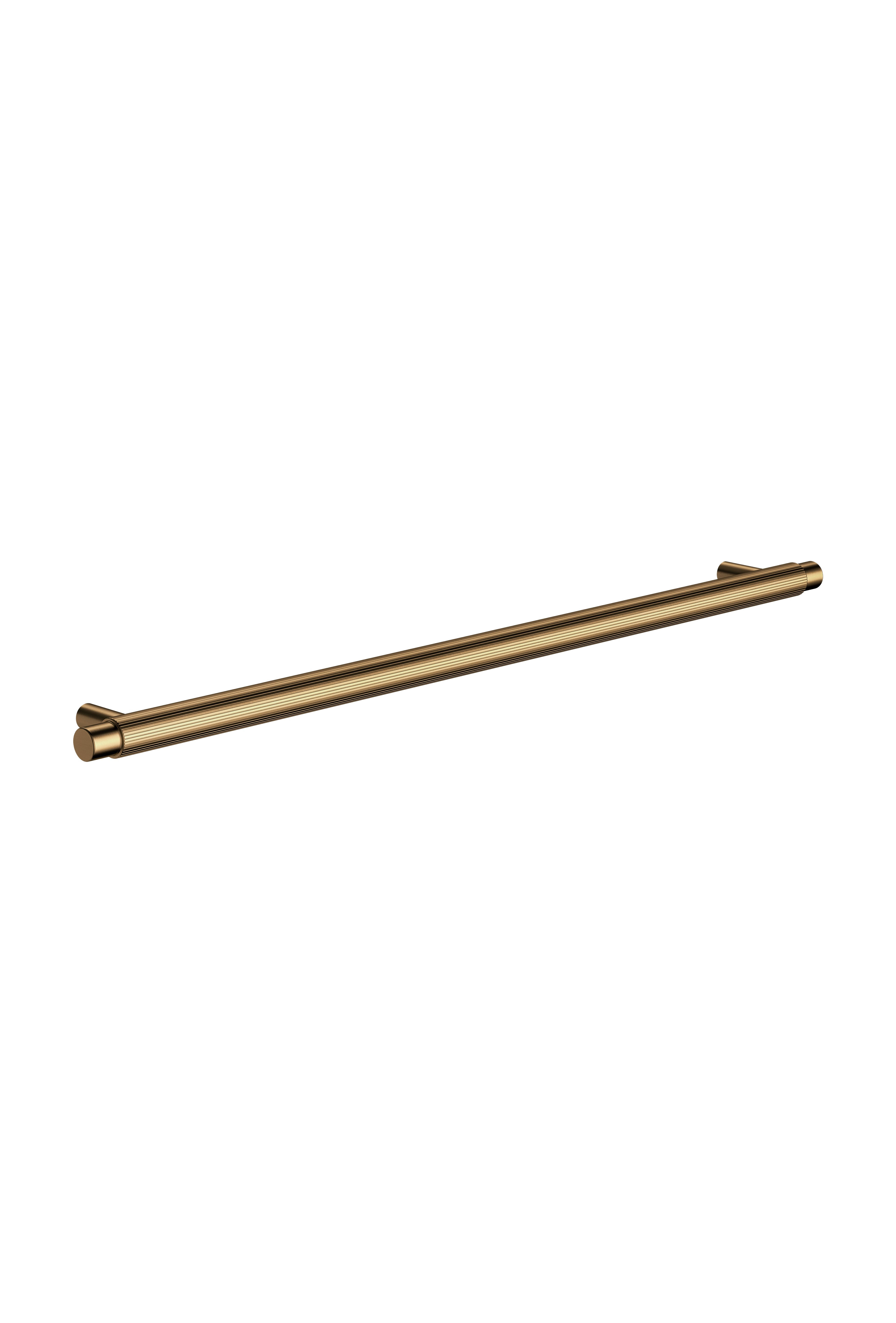 Oppen Round Pull 328mm Cabinet Handle (Linear), Lustre Bronze