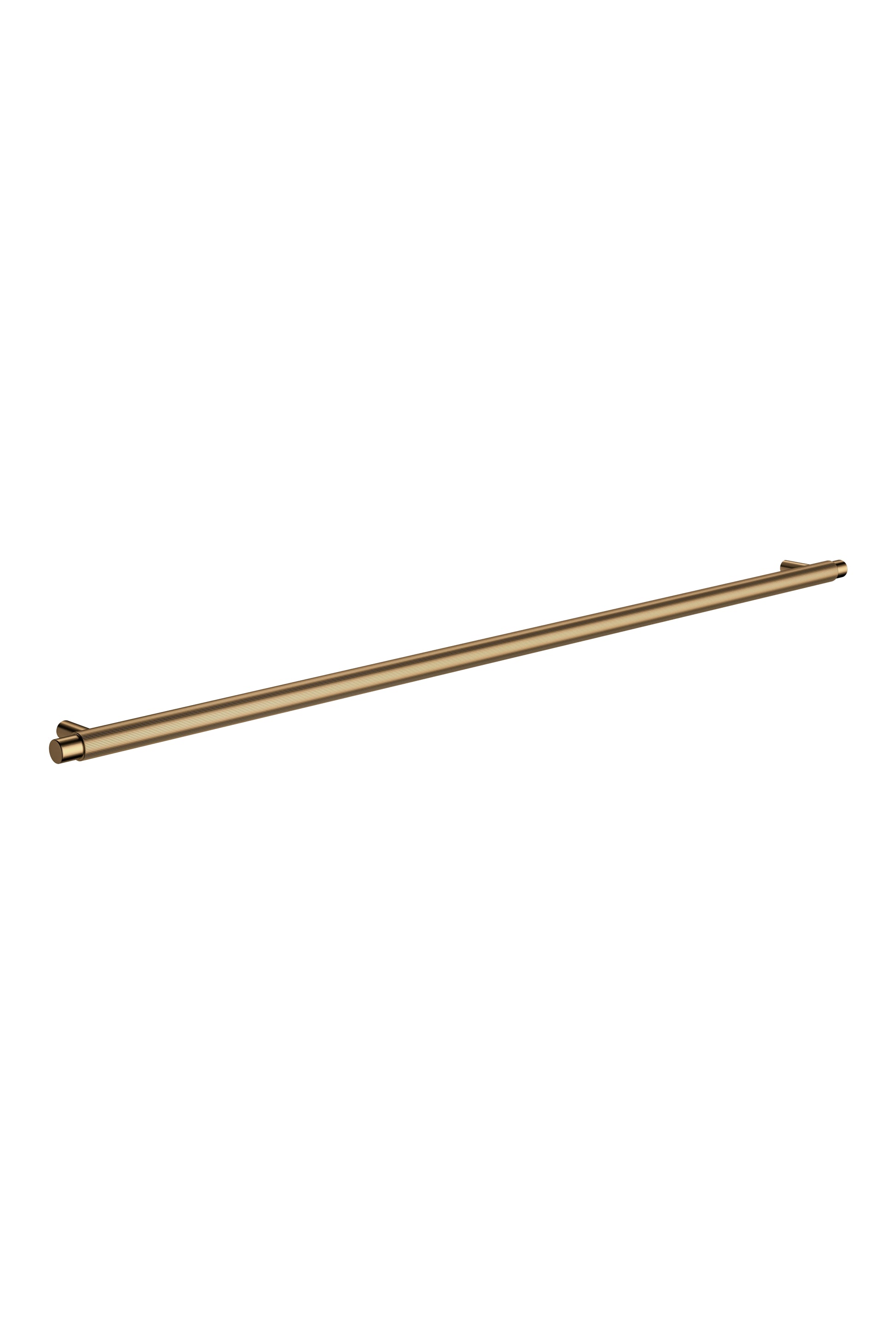 Oppen Round Pull 520mm Cabinet Handle (Linear), Lustre Bronze