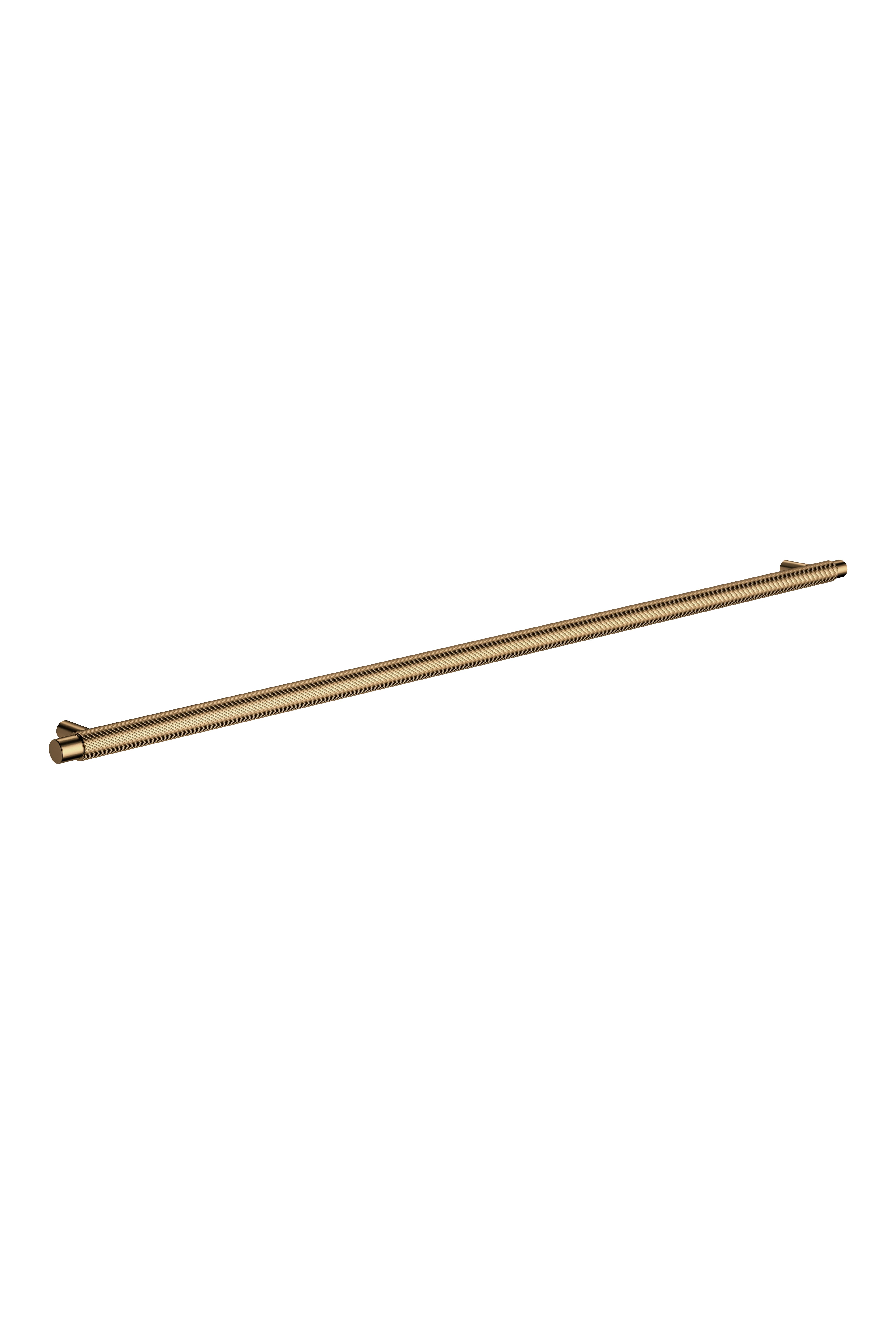 Oppen Round Pull 520mm Cabinet Handle (Linear), Lustre Bronze