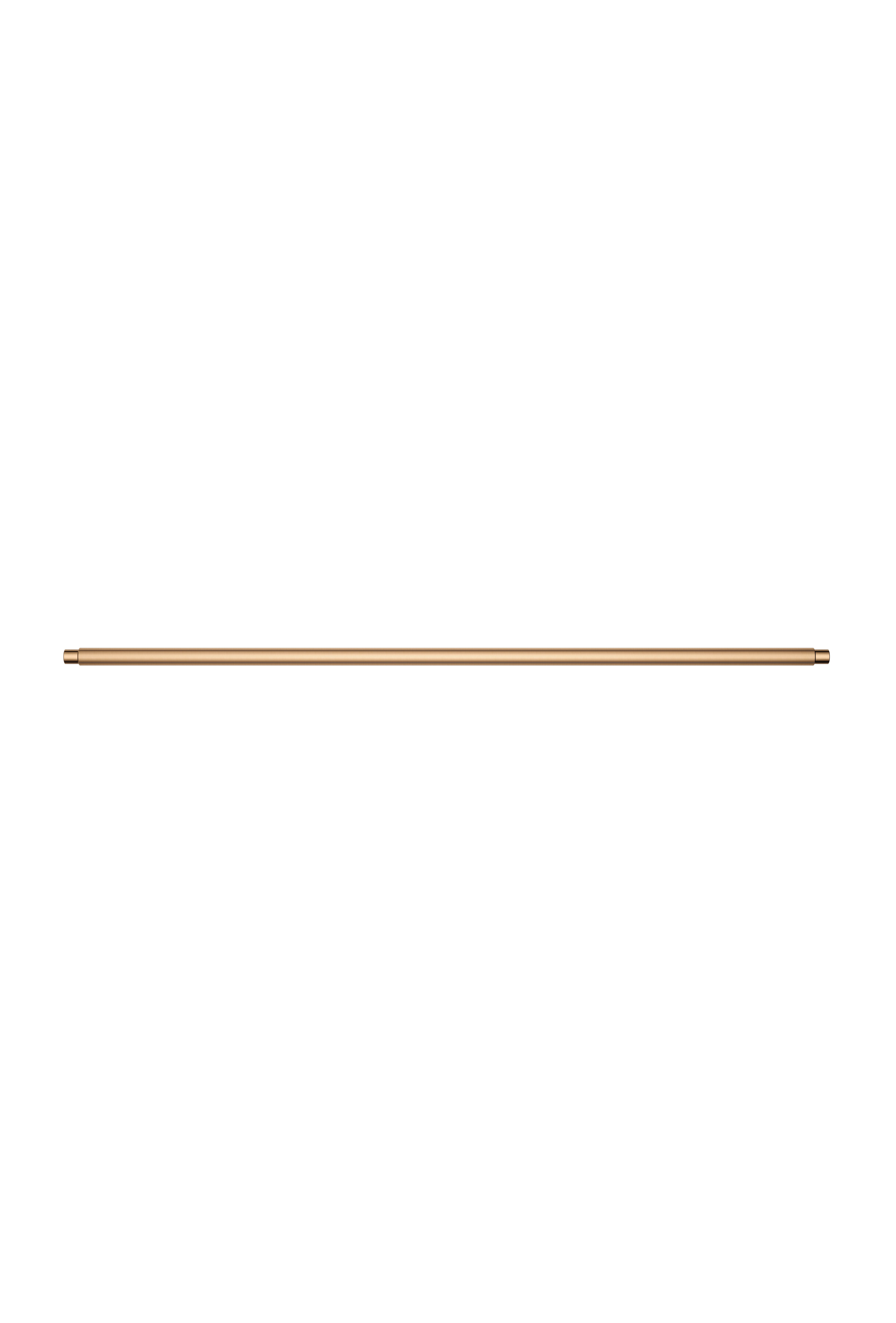 Oppen Round Pull 520mm Cabinet Handle (Linear), Lustre Bronze
