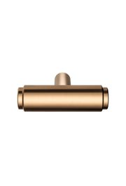 Oppen T-Pull Cabinet Handle (Brushed), Lustre Bronze