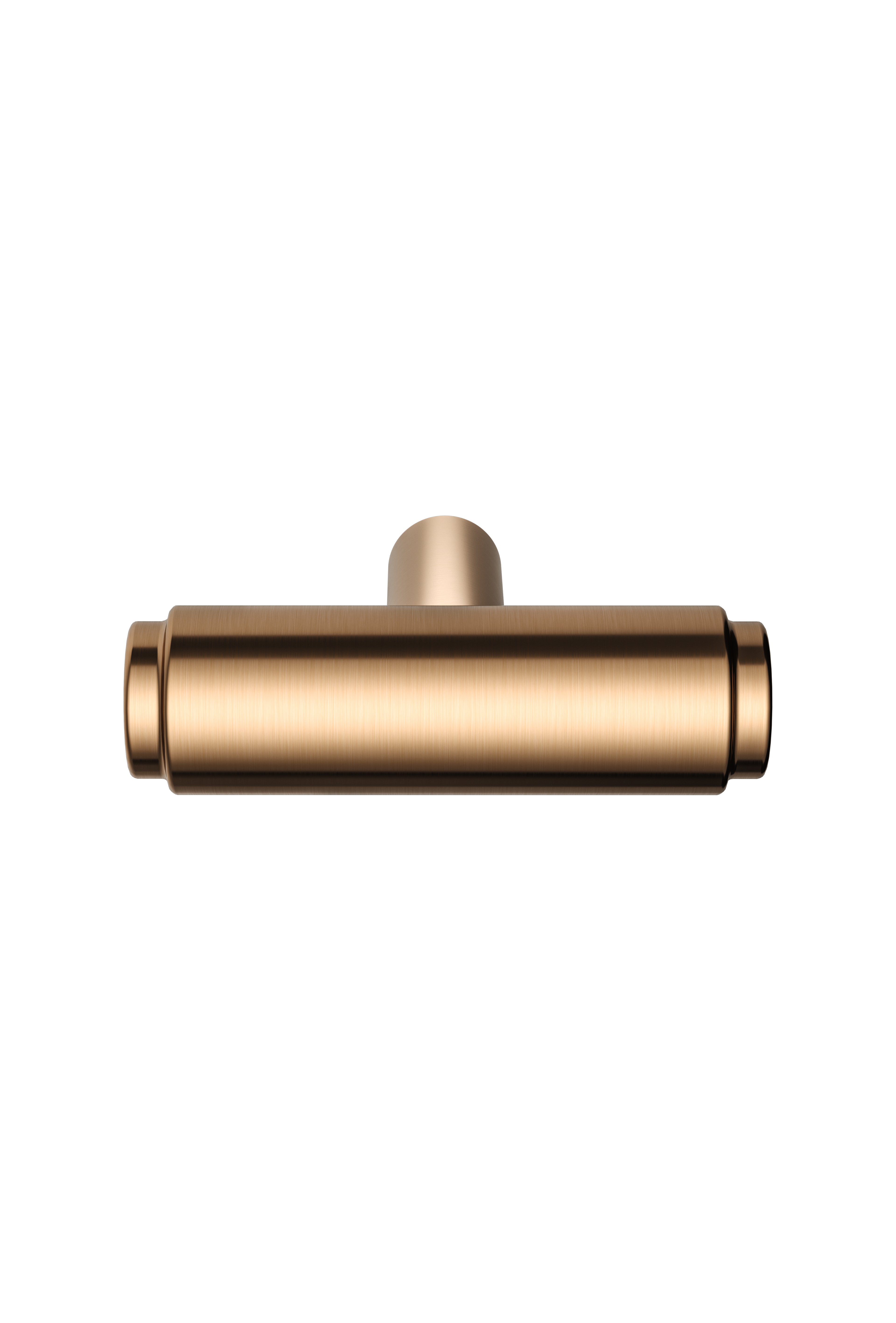 Oppen T-Pull Cabinet Handle (Brushed), Lustre Bronze