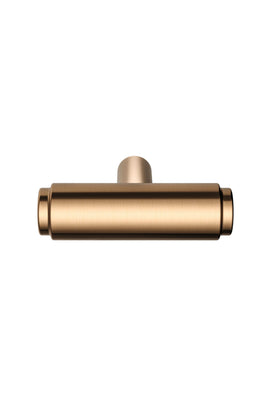 Meir Oppen T-Pull Cabinet Handle (Brushed), Lustre Bronze