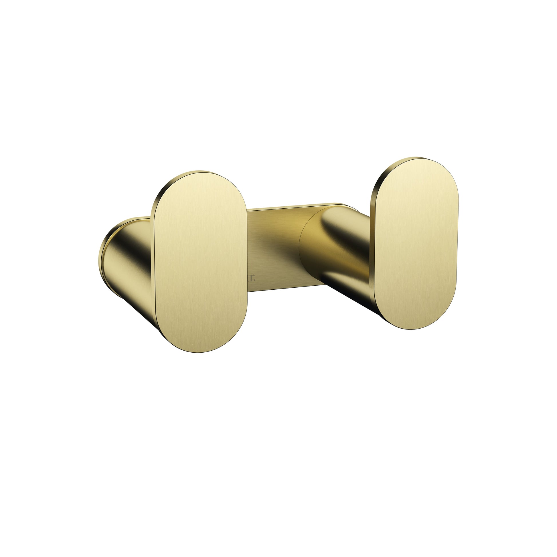 Curvae Double Robe Hook, Tiger Bronze