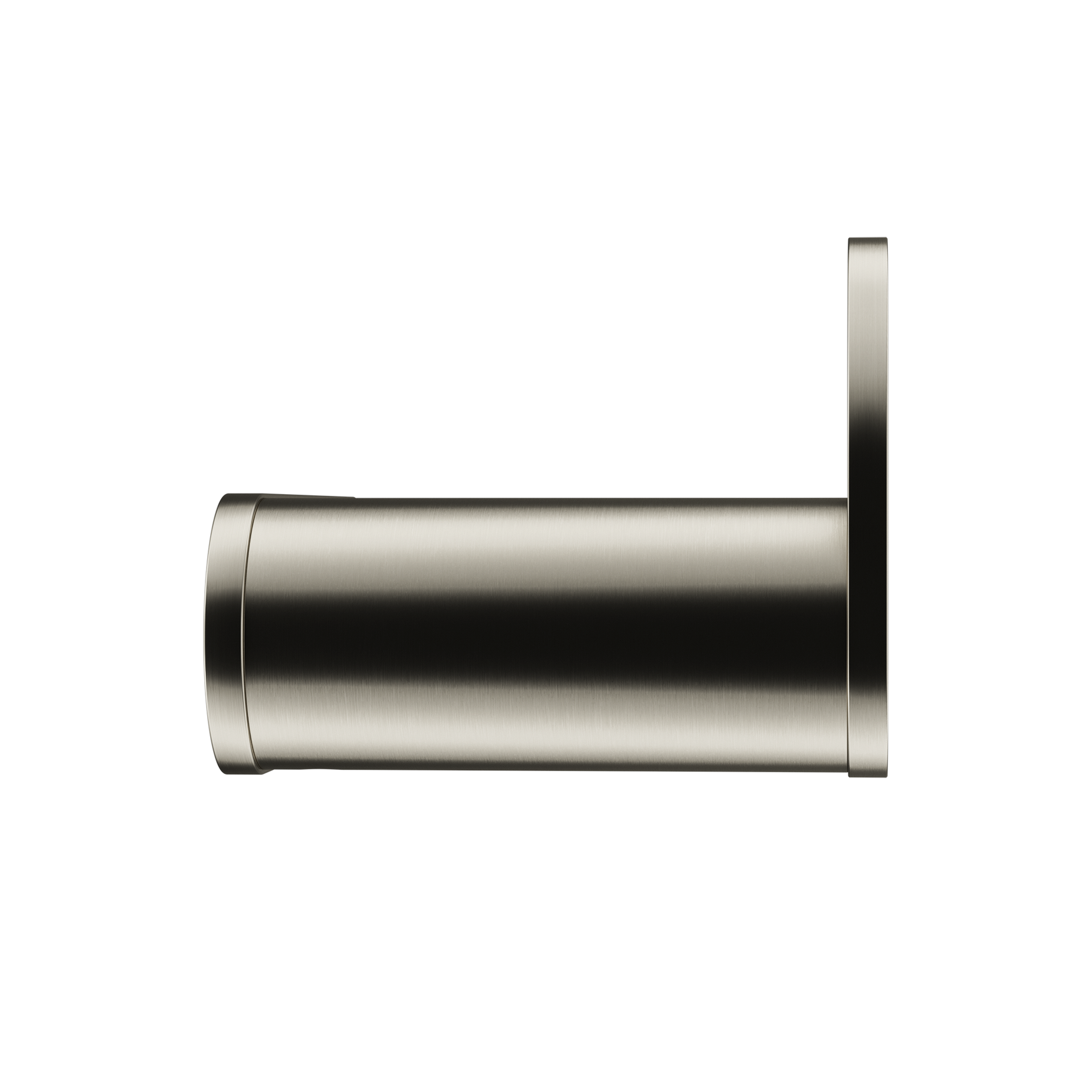 Curvae Double Robe Hook, Brushed Nickel