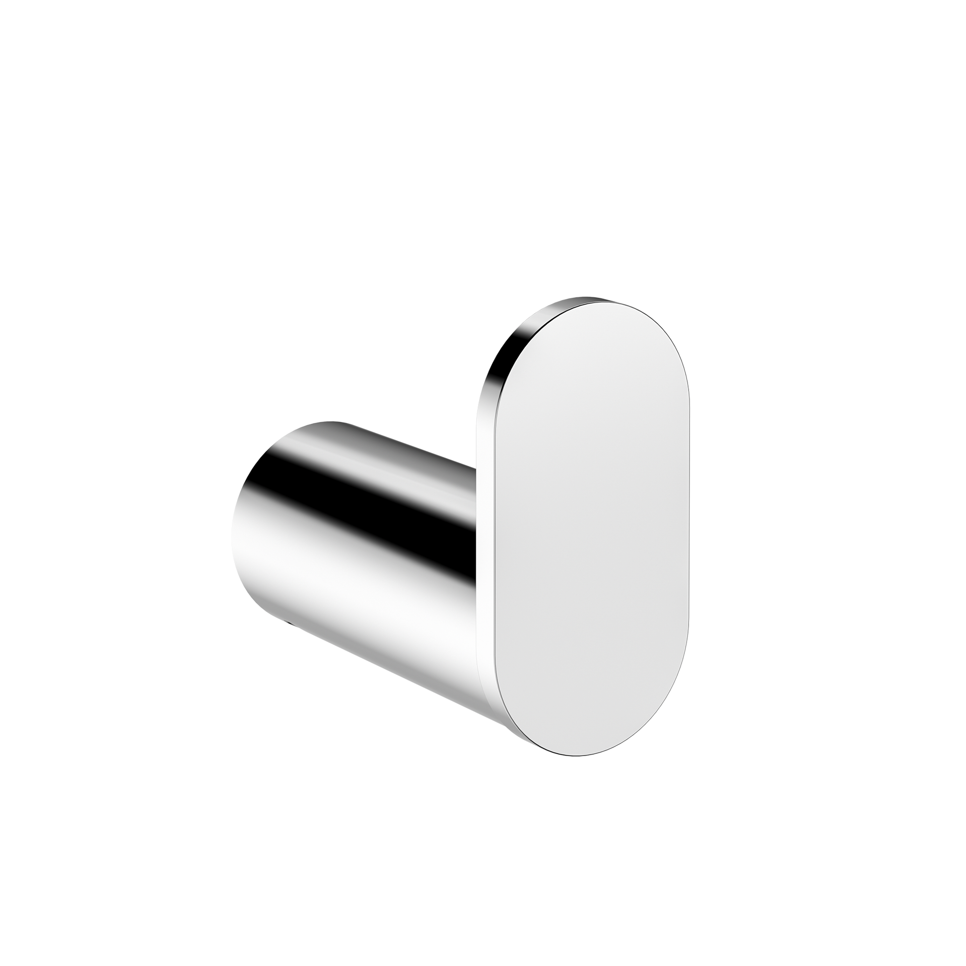 Curvae Single Robe Hook, Polished Chrome