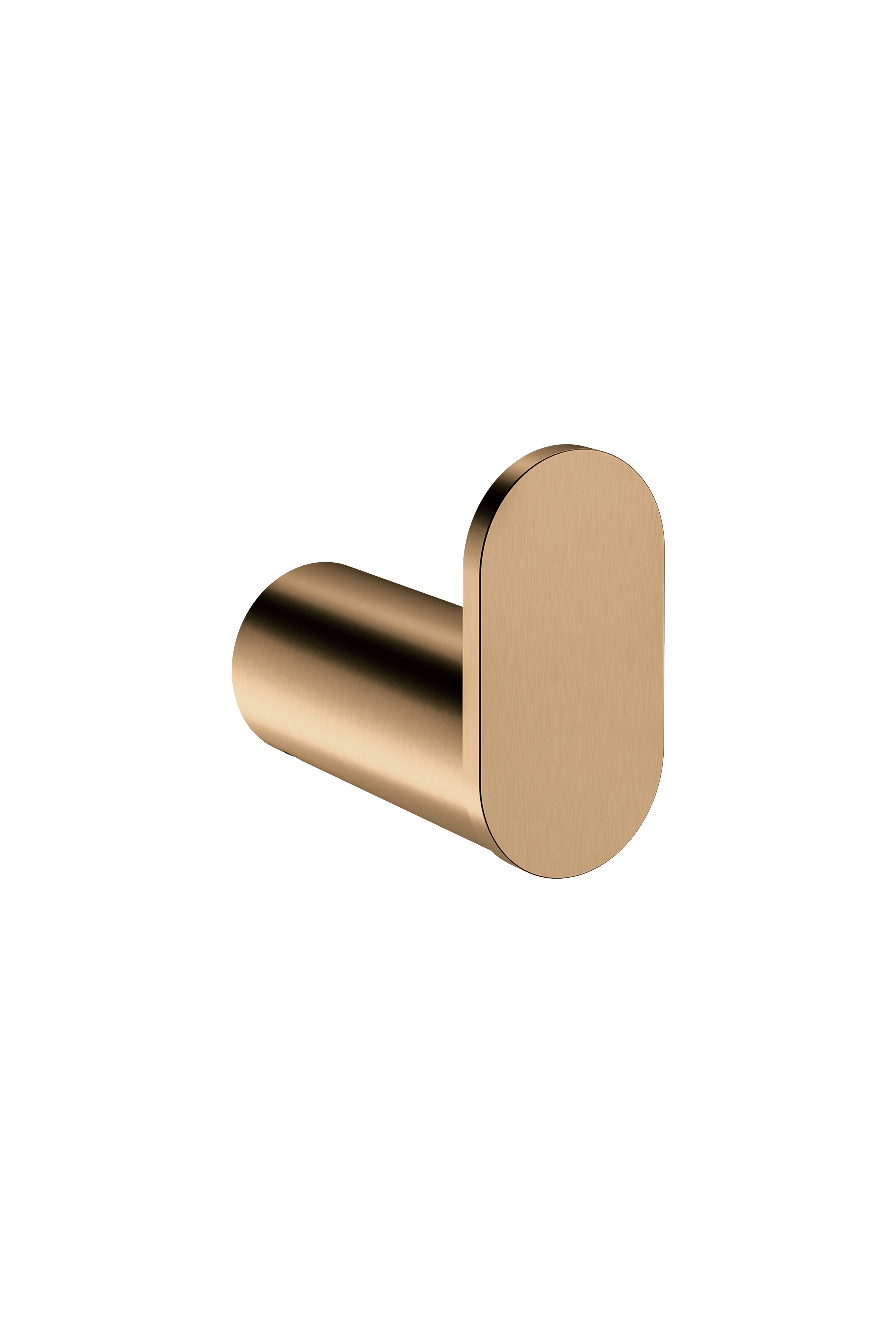 Curvae Single Robe Hook, Lustre Bronze