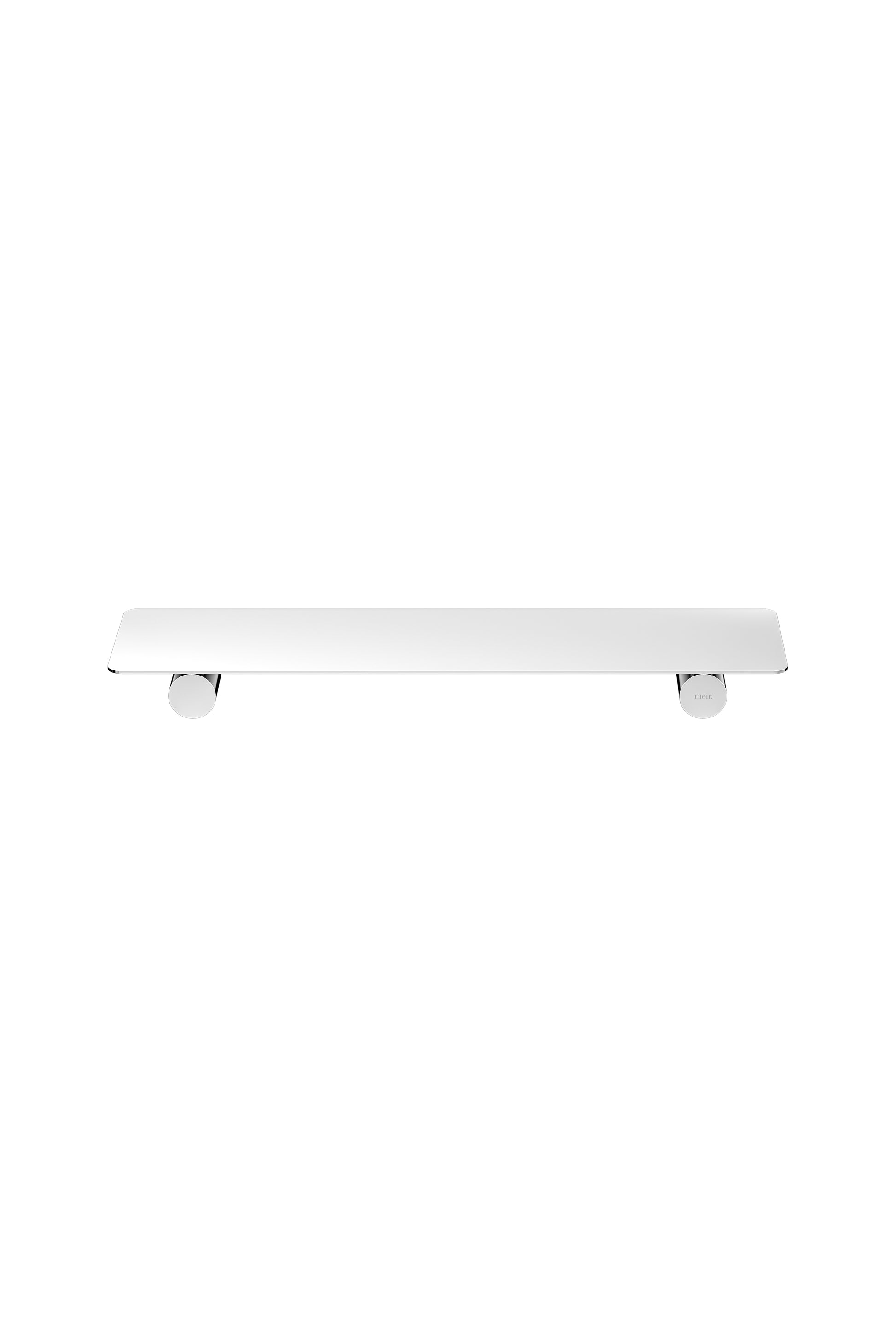 Curvae Shower Shelf 400mm, Polished Chrome