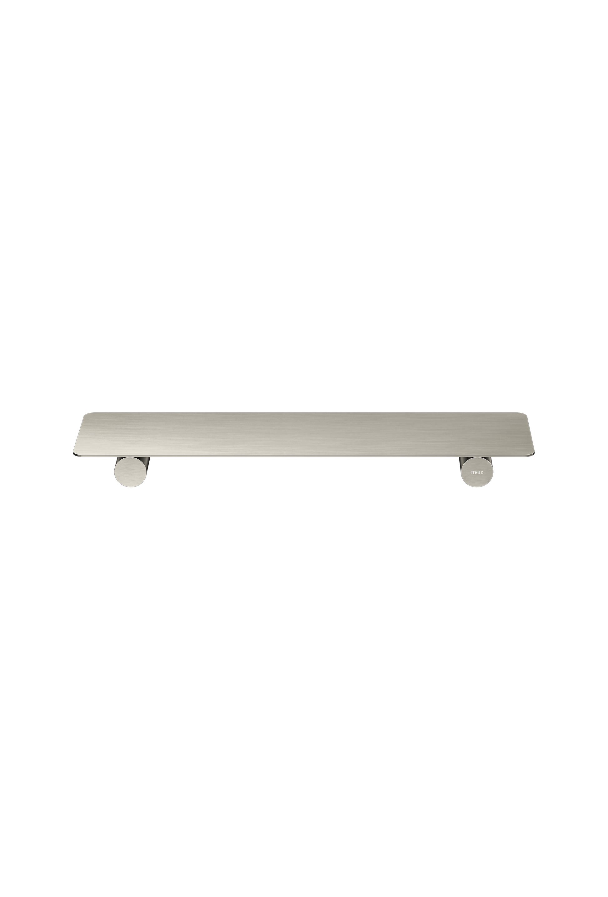 Curvae Shower Shelf 400mm, Brushed Nickel