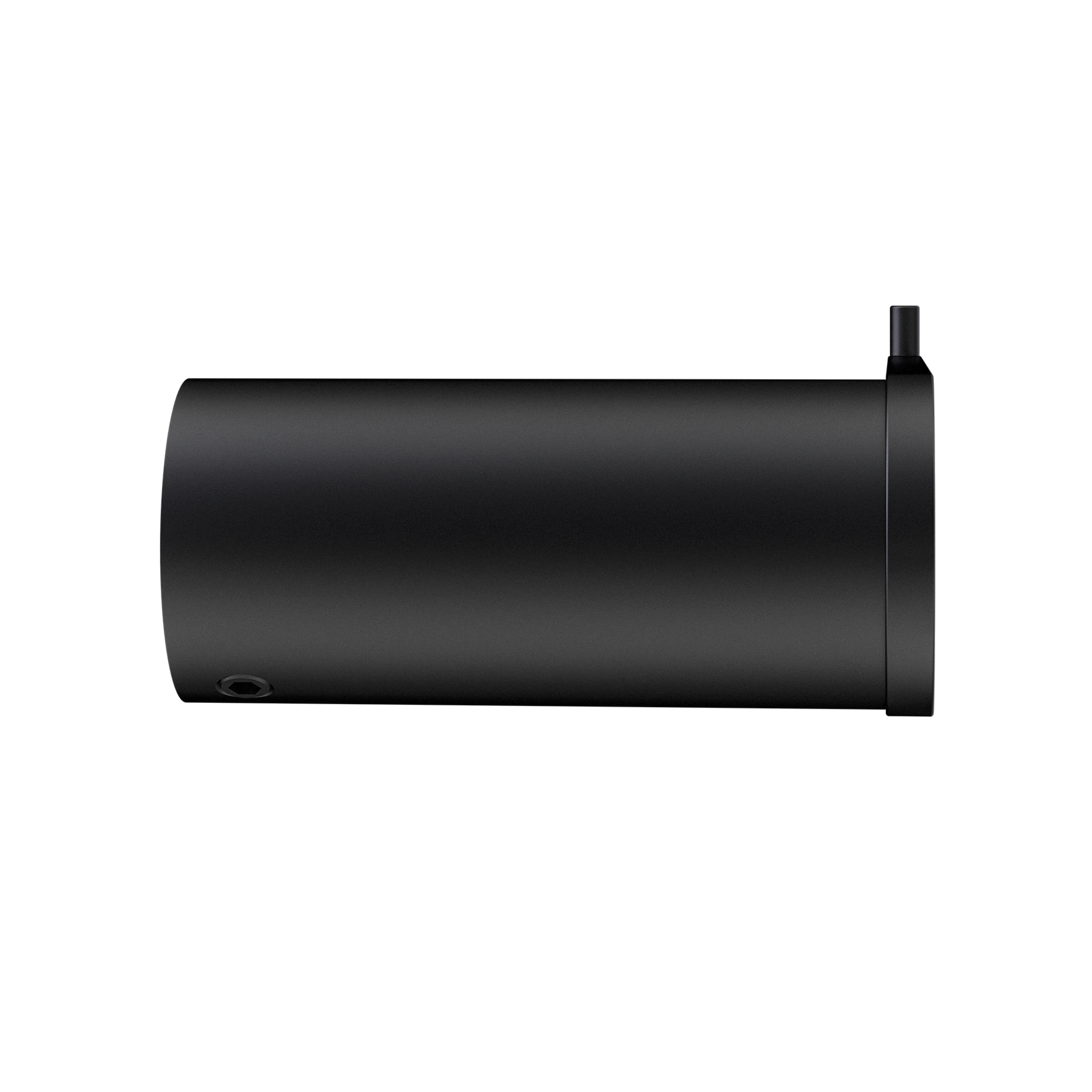 Curvae Toilet Roll Holder, Matte Black