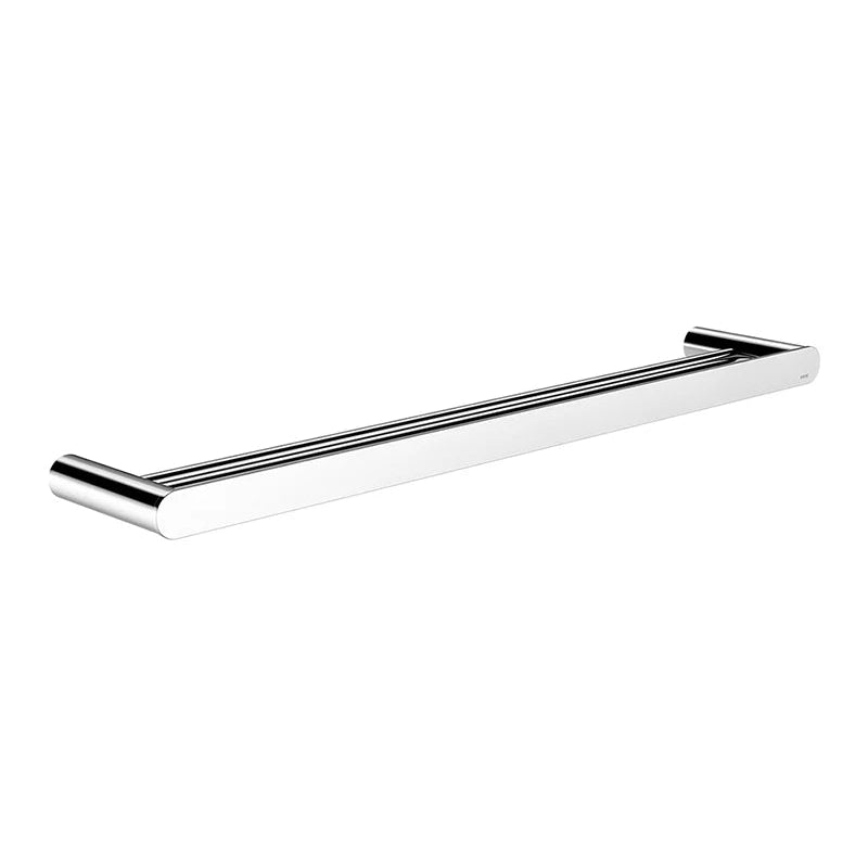 Meir Curvae Double Towel Rail 600mm, Polished Chrome