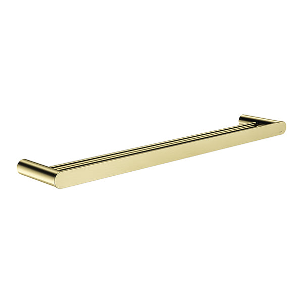 Curvae Double Towel Rail 600mm, Tiger Bronze