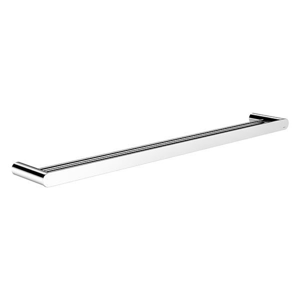 Curvae Double Towel Rail 800mm, Polished Chrome