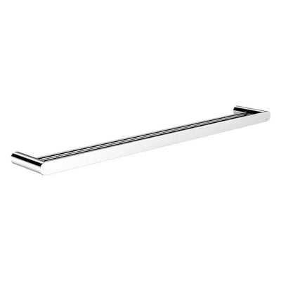 Meir Curvae Double Towel Rail 800mm, Polished Chrome