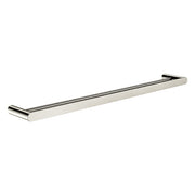 Curvae Double Towel Rail 800mm, Brushed Nickel