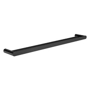 Curvae Double Towel Rail 800mm, Matte Black