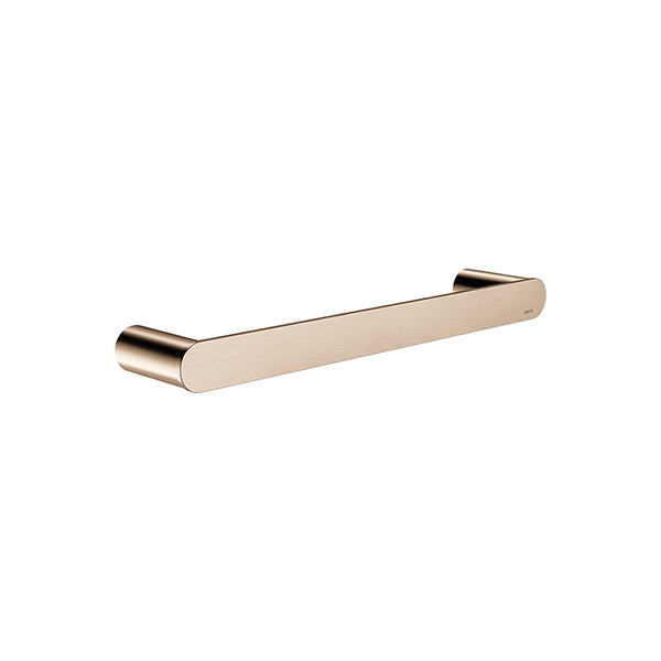 Curvae Single Towel Rail 300mm, Champagne