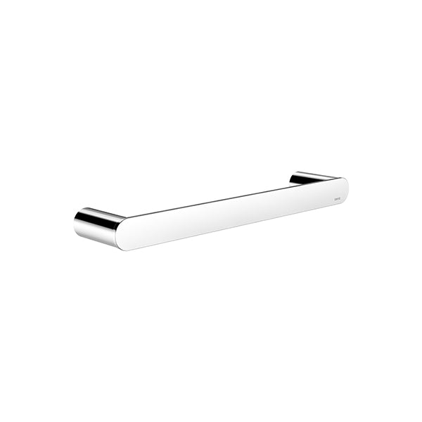 Curvae Single Towel Rail 300mm, Polished Chrome