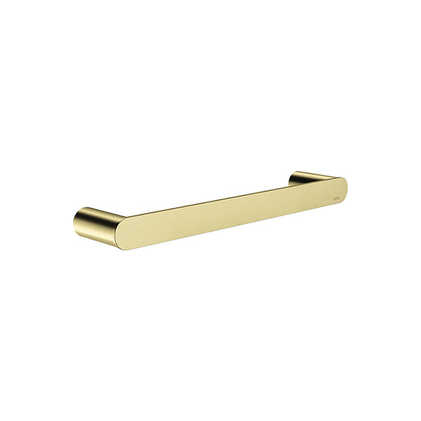 Curvae Single Towel Rail 300mm, Tiger Bronze