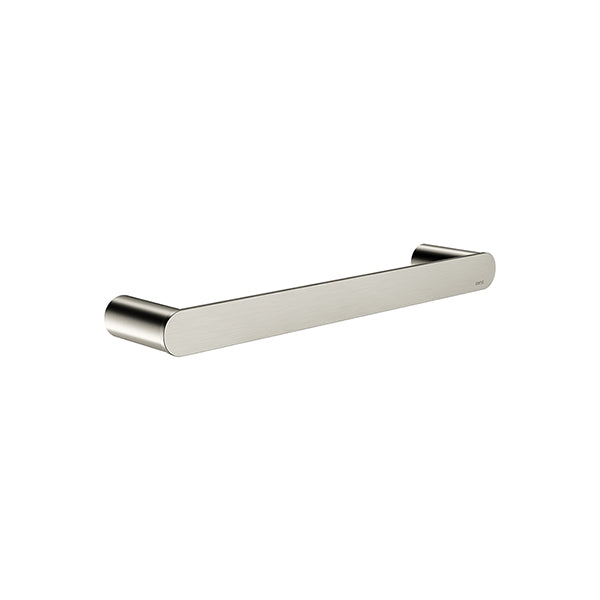 Curvae Single Towel Rail 300mm, Brushed Nickel