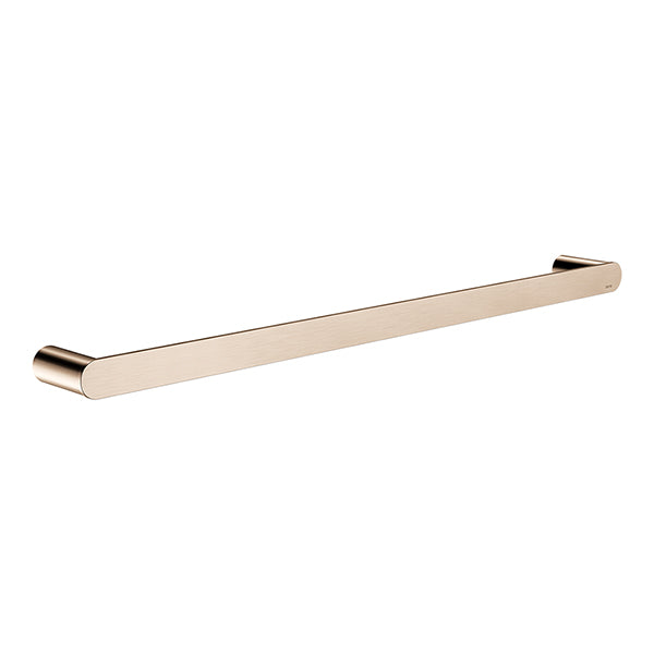 Curvae Single Towel Rail 600mm, Champagne