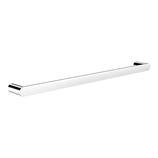 Curvae Single Towel Rail 600mm, Polished Chrome