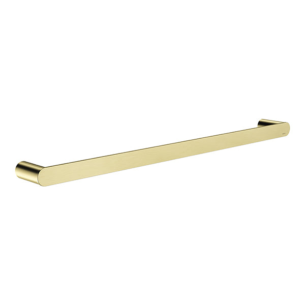 Curvae Single Towel Rail 600mm, Tiger Bronze