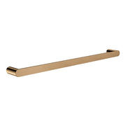 Curvae Single Towel Rail 600mm, Lustre Bronze