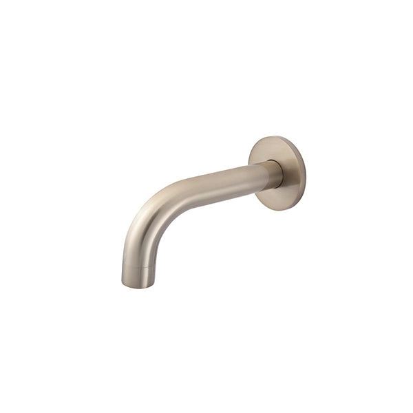 Universal Round Curved Spout 130mm, Champagne