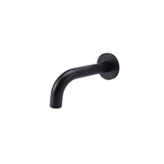 Universal Round Curved Spout 130mm, Matte Black