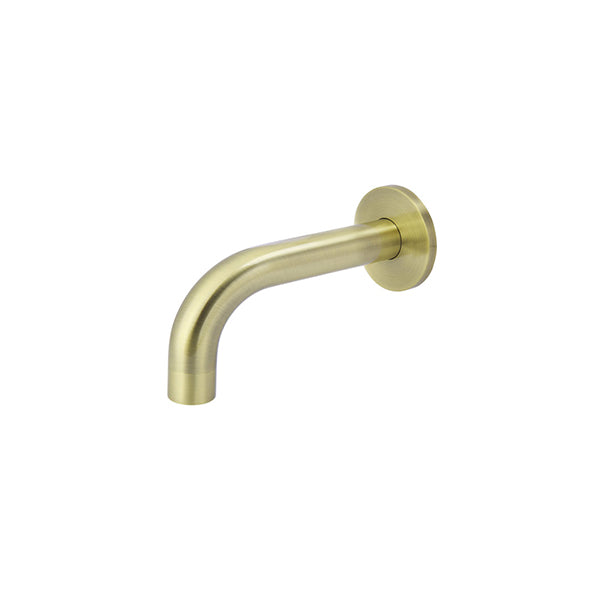Universal Round Curved Spout 130mm, Tiger Bronze