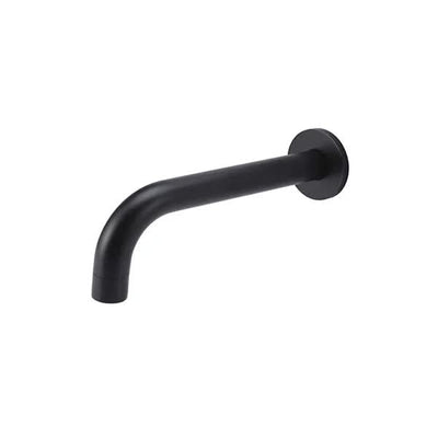 Meir Universal Round Curved Spout, Matte Black