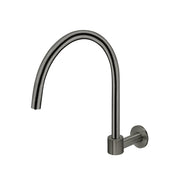 Round High-Rise Swivel Wall Spout, Shadow