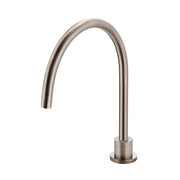 Round High-Rise Swivel Hob Spout, Champagne
